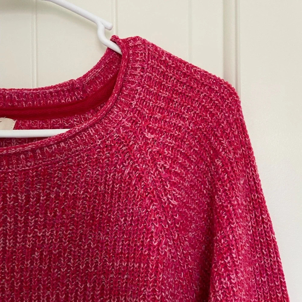 NWOT‎ | Style & Co women’s bright pink scoop neck knit sweater — XXL - Picture 2 of 7